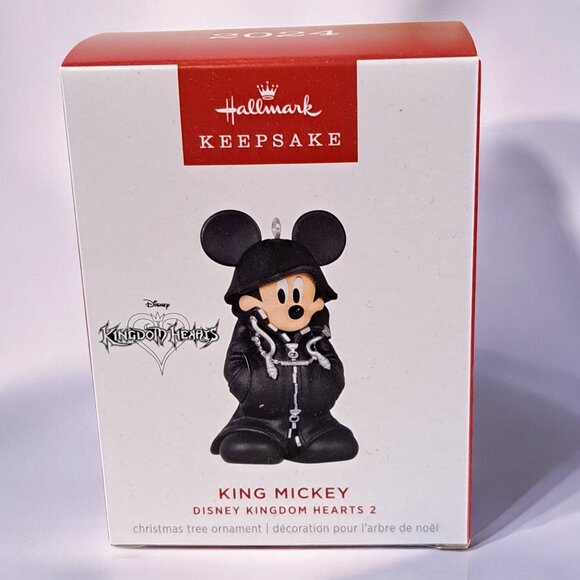 NEW Hallmark Keepsake 2024 King Mickey Disney Kingdom Hearts Christmas Ornament - Picture 8 of 10